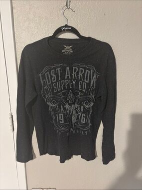 Faded Glory Lost Arrow Supply Co. Long Sleeve Shirt